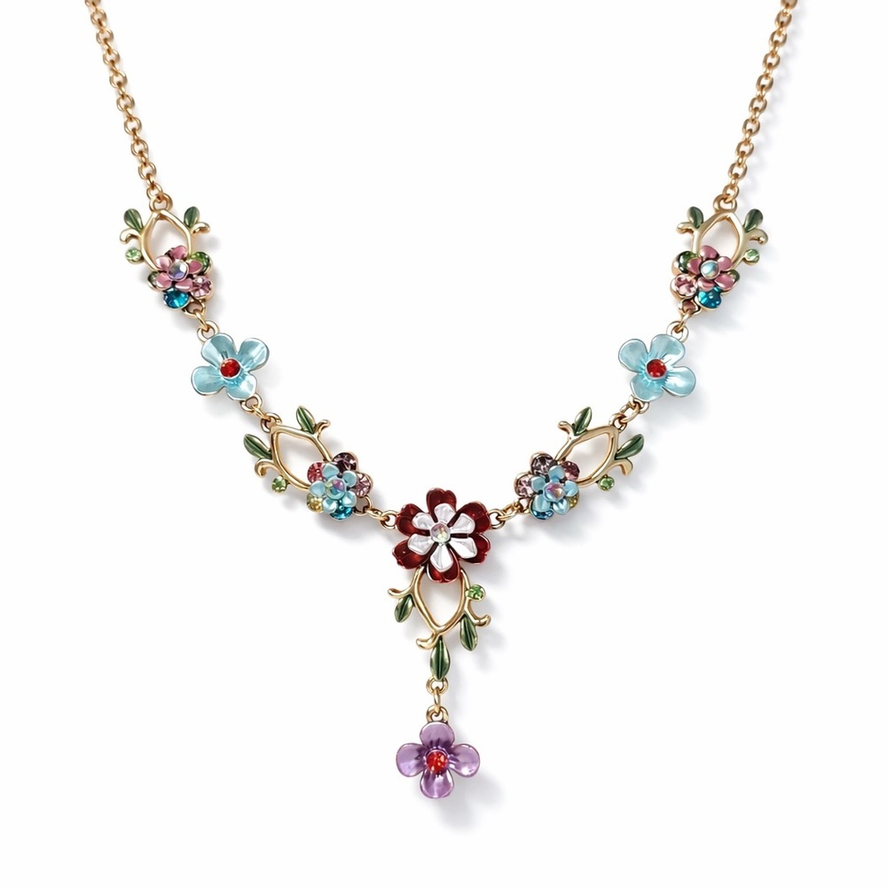 Floral Multicolor Necklace
